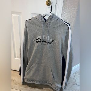 Supply and Demand Gray Hoodie
